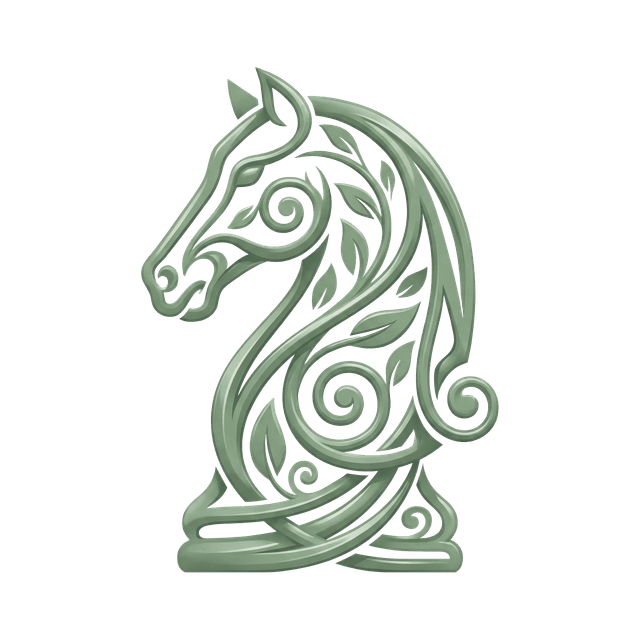 64sq Knight — a chess knight made of sage leaves